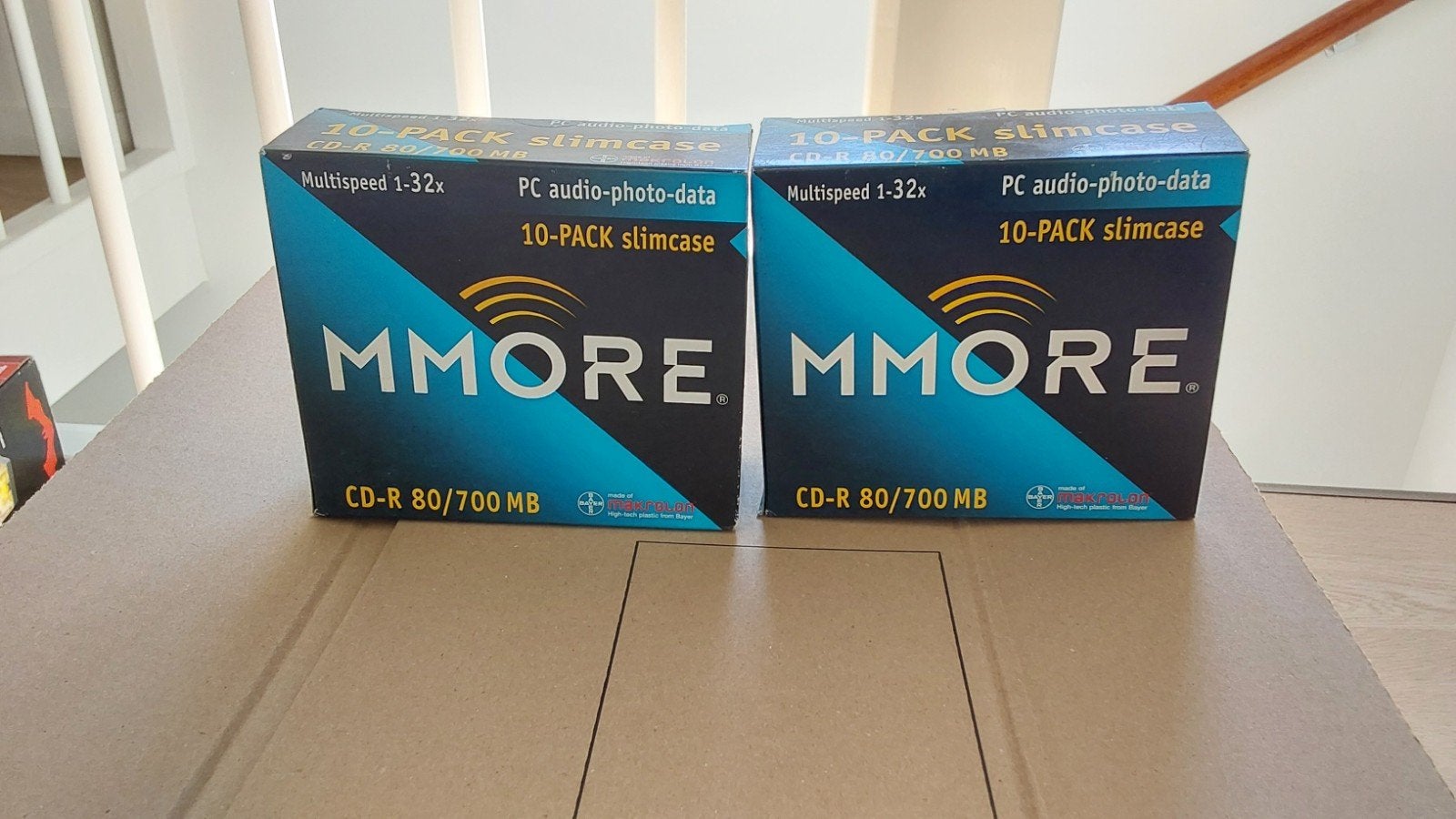MMORE CD-R 80/700 MB 10-pack slimcase (2x), Op spindel, Cd, Nieuw, Ophalen of Verzenden