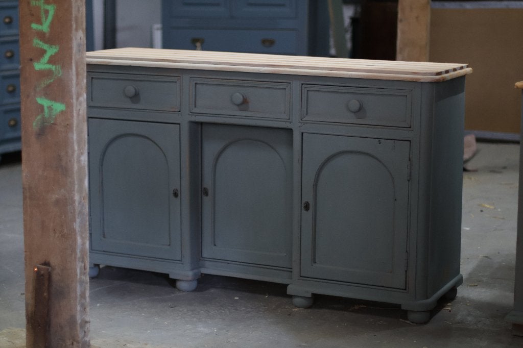 Dressoir *aan-zee* vintage, Huis en Inrichting, Kasten | Dressoirs, Ophalen, Met plank(en), 150 tot 200 cm, Zo goed als nieuw