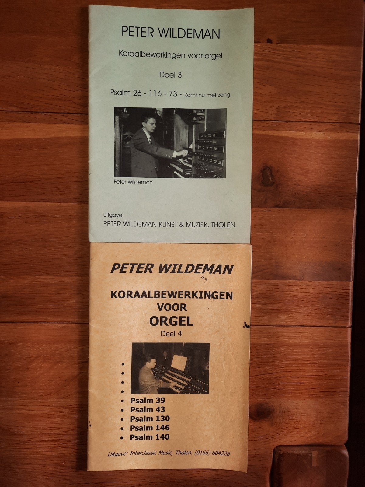 Koraalbewerkingen Vol.3 + 4-Peter Wildeman, Muziek en Instrumenten, Bladmuziek, Orgel, Gebruikt, Ophalen of Verzenden, Religie en Gospel