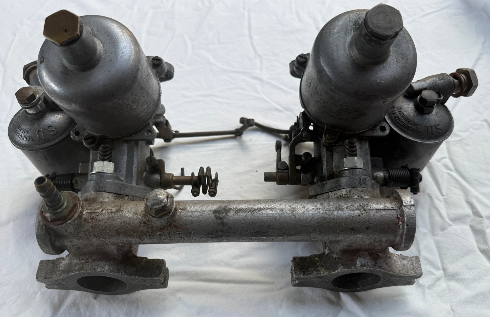 Carburateur set voor MGA - SU Carburateurs, Ophalen of Verzenden, Gebruikt, MG