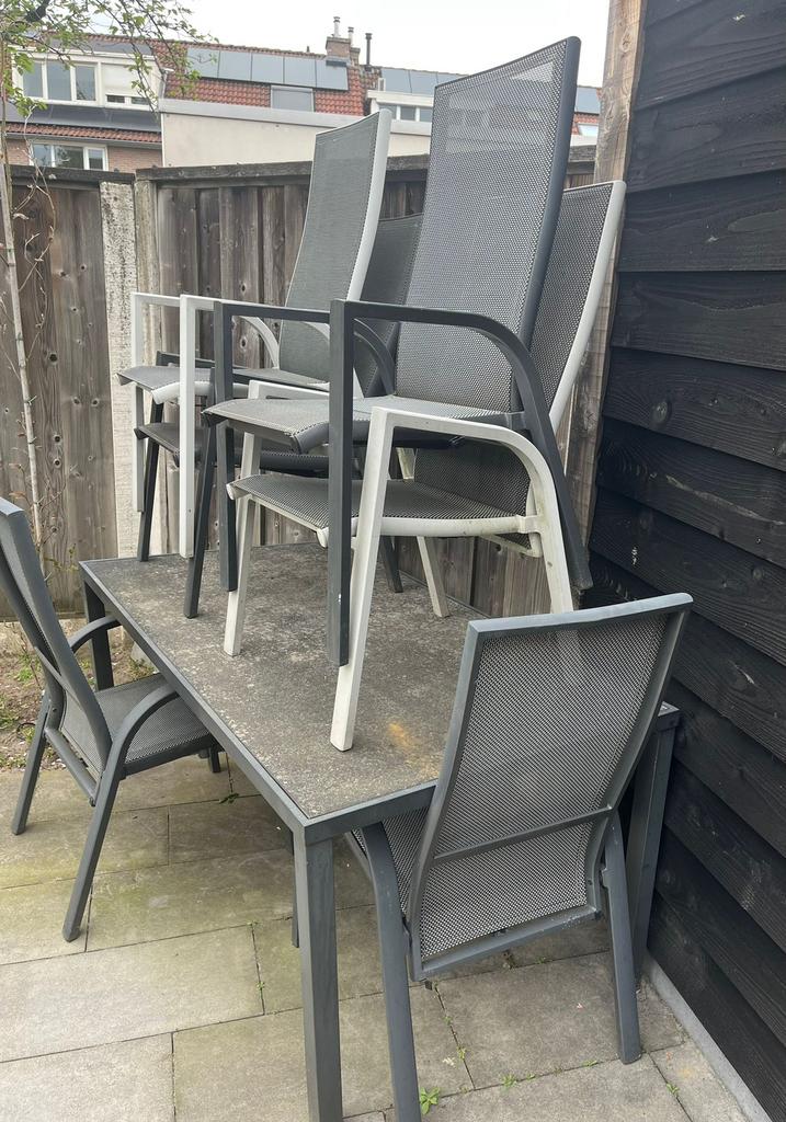 Tuinstoelen en tafel, Tuin en Terras, Tuinsets en Loungesets, Ophalen of Verzenden, Zo goed als nieuw