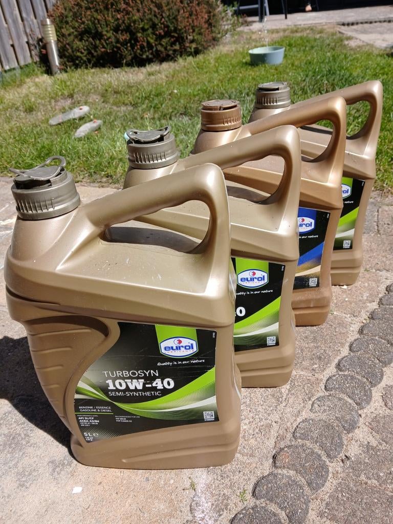 Auto olie, turbosyn 10W-40, semi synthetic, 5 liter, Ophalen of Verzenden