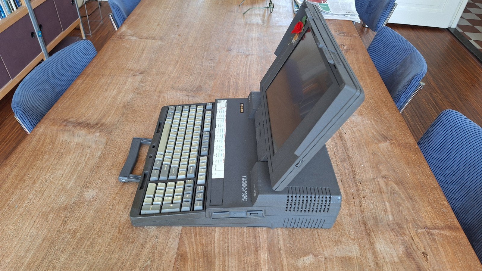 Vintage Toshiba T5200/100 PC met tas en toebehoren, Computers en Software, Vintage Computers, Ophalen, Toshiba