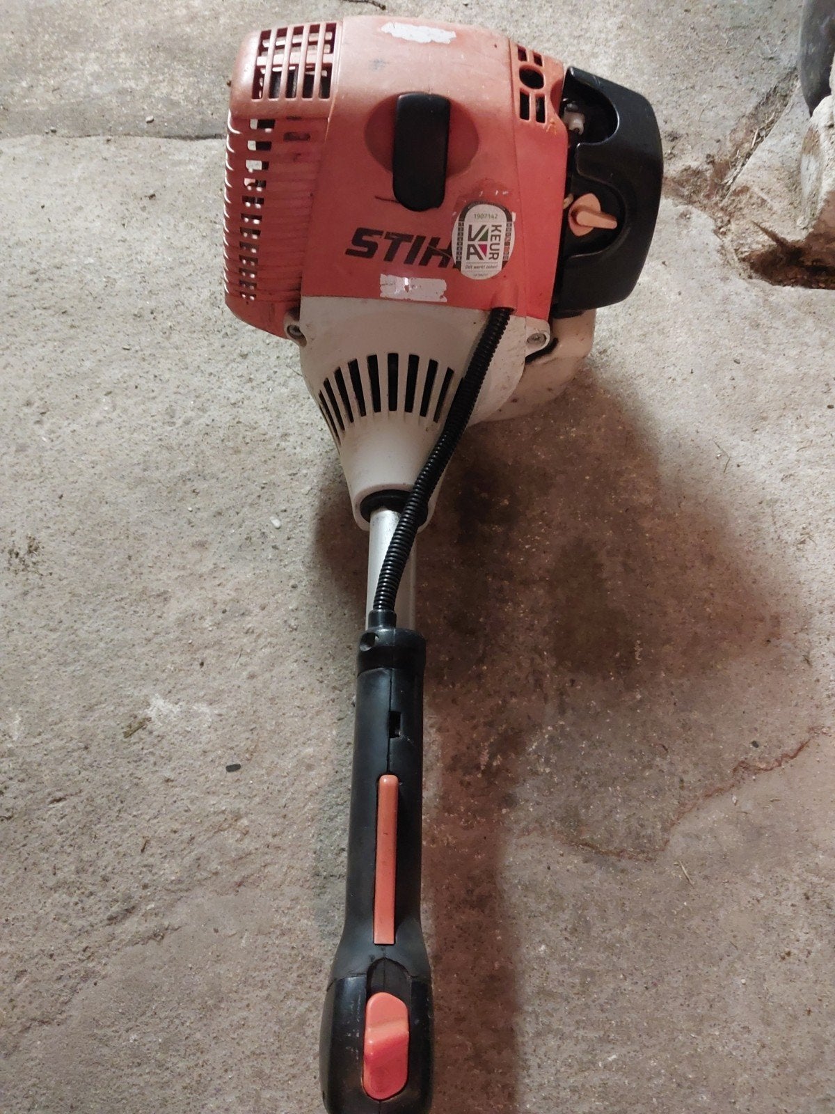 Stihl stok heggeschaar., Ophalen of Verzenden, Gebruikt, Benzine