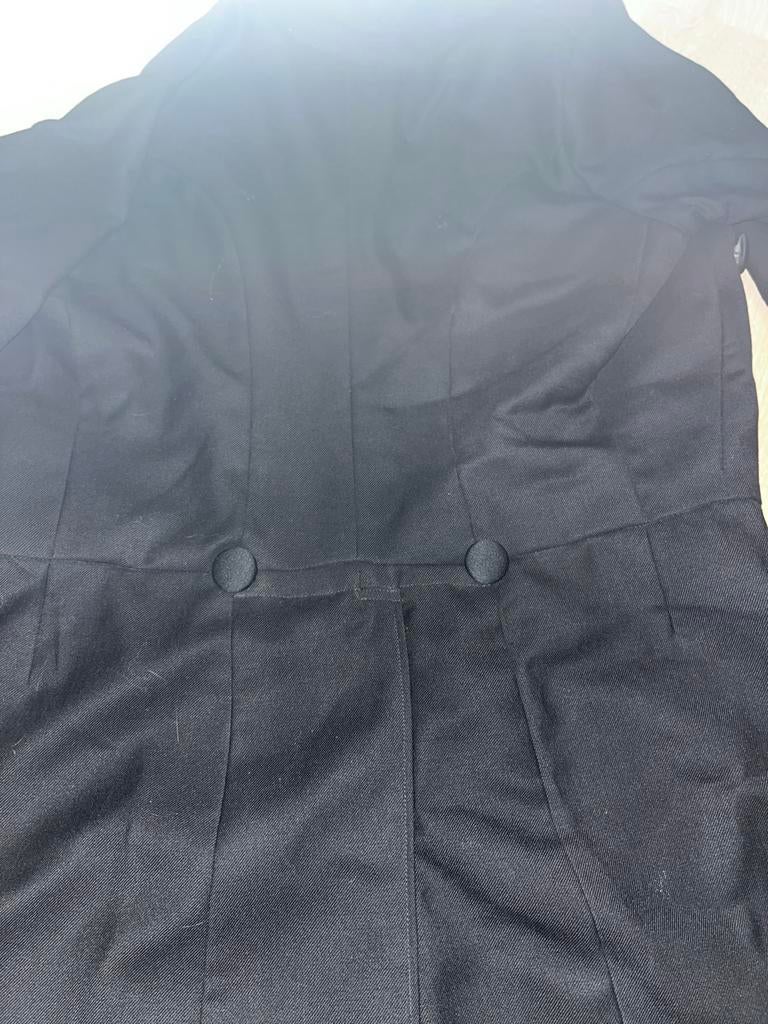 Elegante Zwarte StijlDans Jas - Perfect voor Dansers, Ophalen of Verzenden, Zo goed als nieuw, Overige maten, Zwart