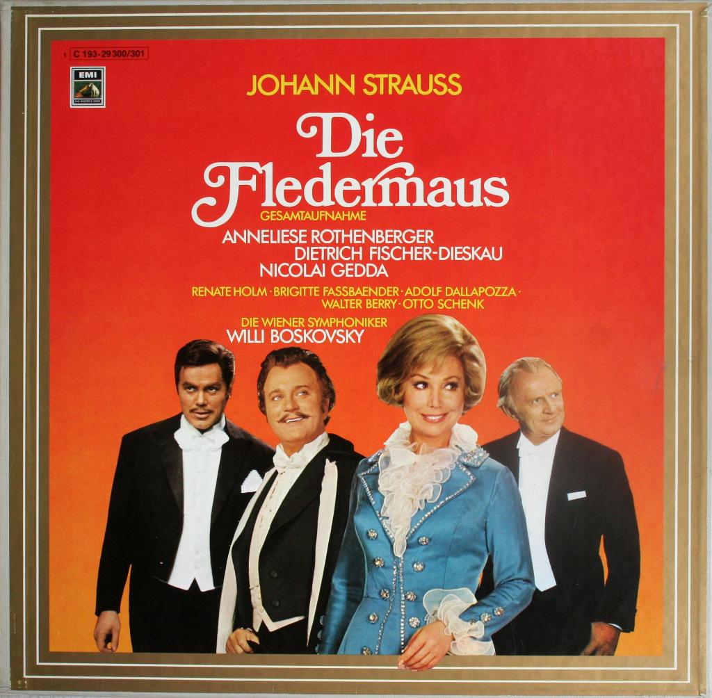 2 lp's - J. Strauss (II) - Die Fledermaus - Boskovsky (1972), Cd's en Dvd's, Vinyl | Klassiek, Opera of Operette, Ophalen of Verzenden
