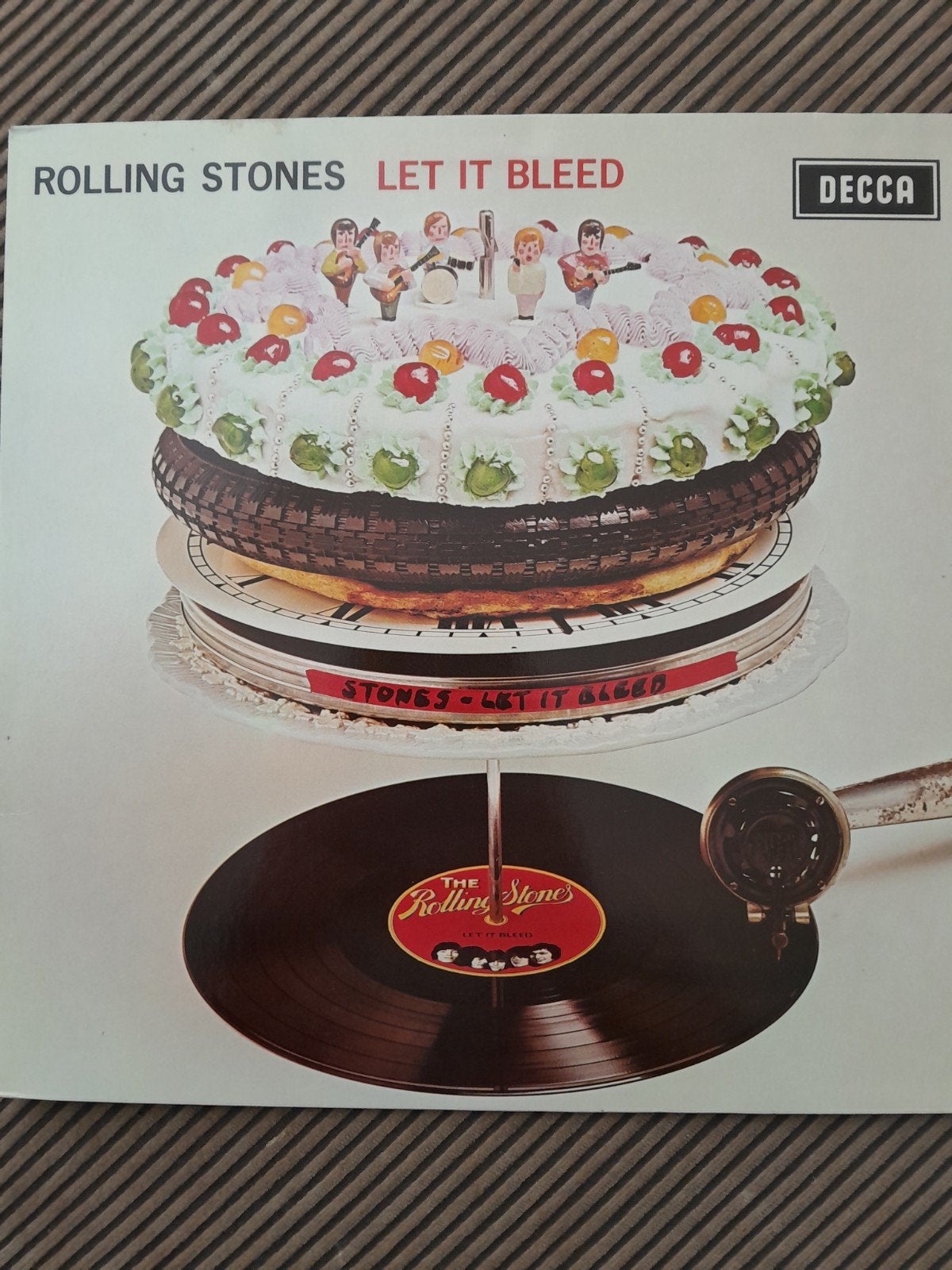 lp rolling stones - let it bleed, Ophalen of Verzenden, Gebruikt, 12 inch, Poprock