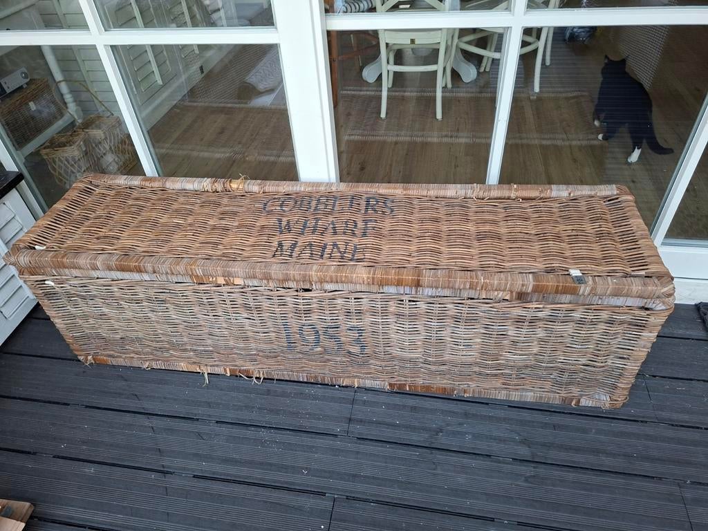 Riviera maison 1953 Coblers warf maine mand, Ophalen, Gebruikt, Rond, Hout
