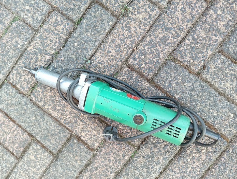 Elektrische slijpmachine/freesmachine, Ophalen, Gebruikt