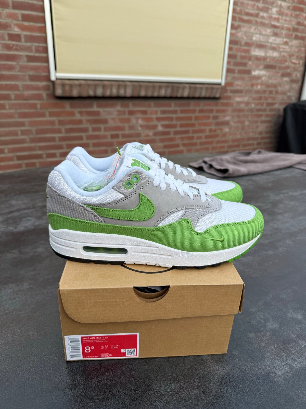 Nike Air Max 1 SP Patta 20th Anniversary Chlorophyll, Ophalen of Verzenden, Nieuw, Overige kleuren, Sneakers of Gympen