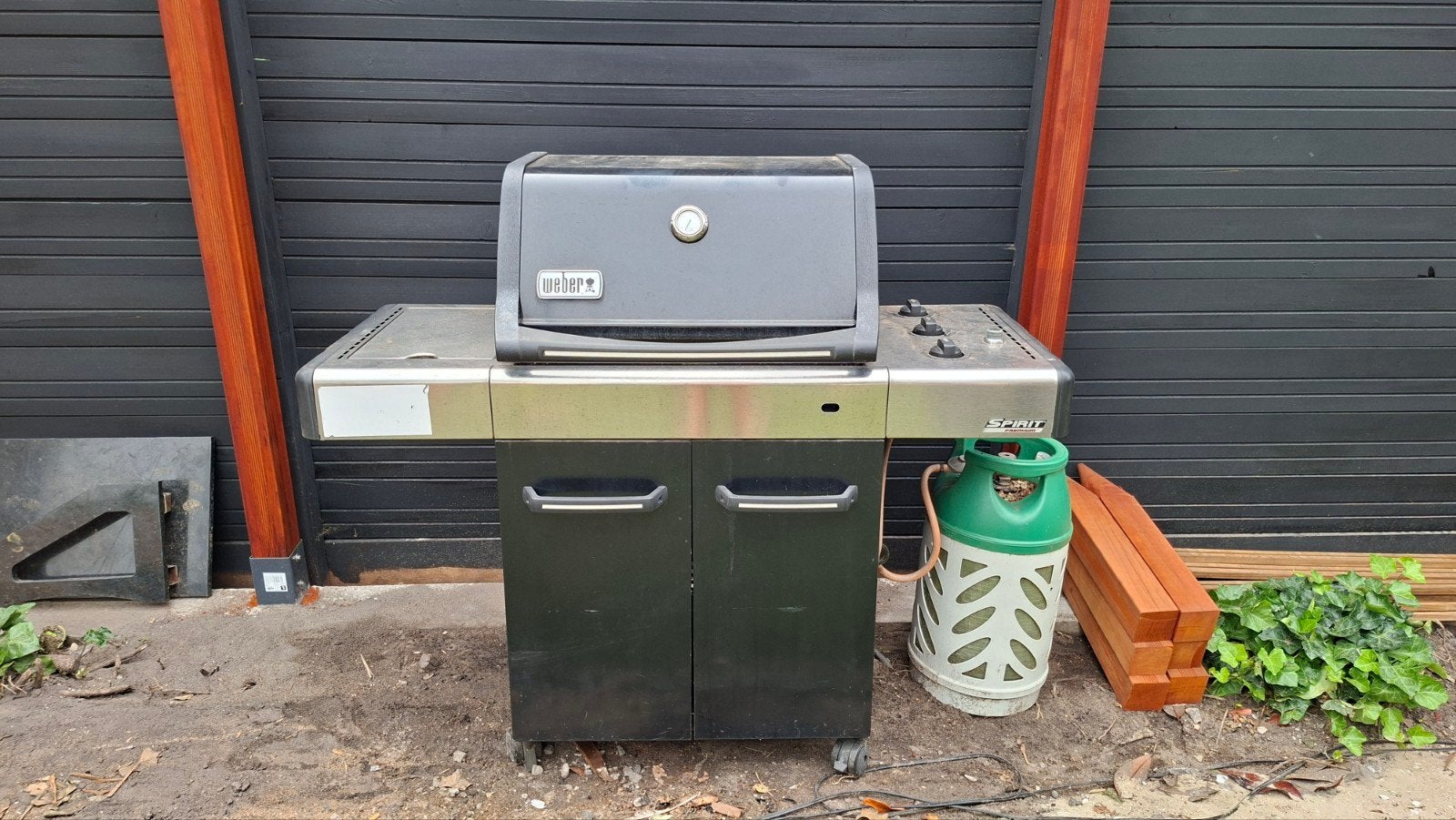 Weber gas BBQ, Ophalen, Gebruikt