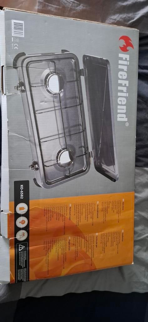 FireFriend 2-pits gastoestel - Nieuw in doos, Caravans en Kamperen, Kampeeraccessoires, Ophalen