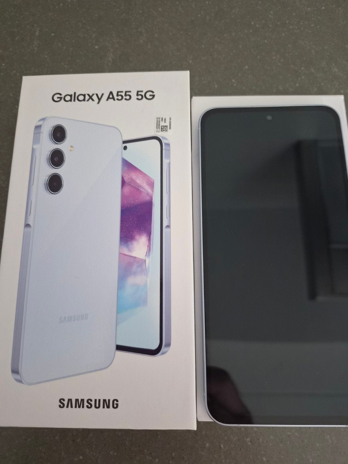 Samsung Galaxy A55 5G 128GB Awesome Iceblue, Telecommunicatie, Ophalen, Blauw, Touchscreen, Zo goed als nieuw