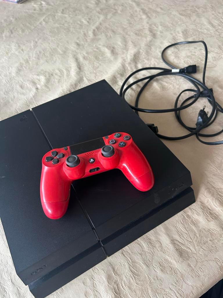 Sony PlayStation 4 (PS4) met 1 controller en kabels, Ophalen of Verzenden, Gebruikt, Met 1 controller, Original