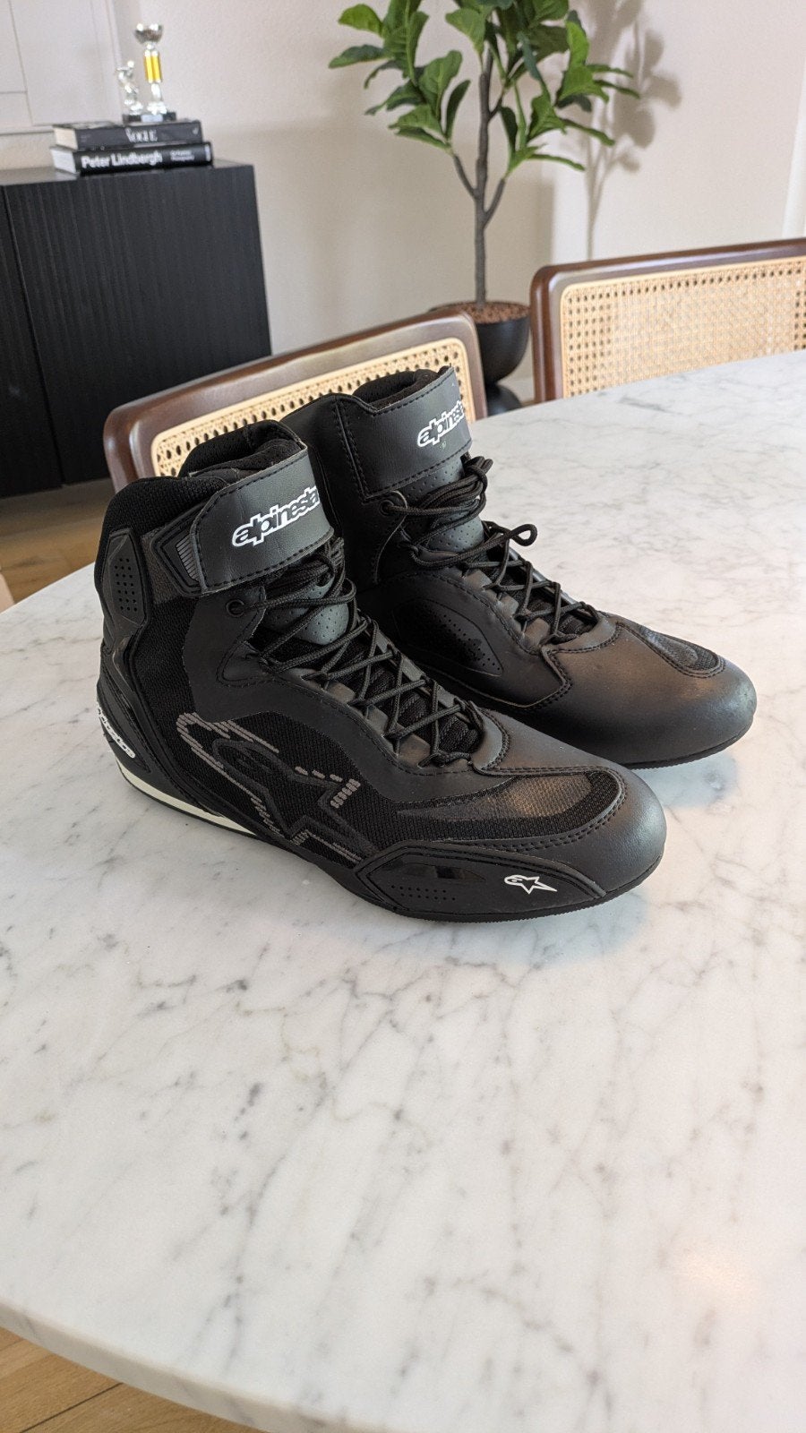 Alpinestars Faster-3 Rideknit motorschoenen, maat 41, Motoren, Overige typen, Alpinestars, Tweedehands, Heren