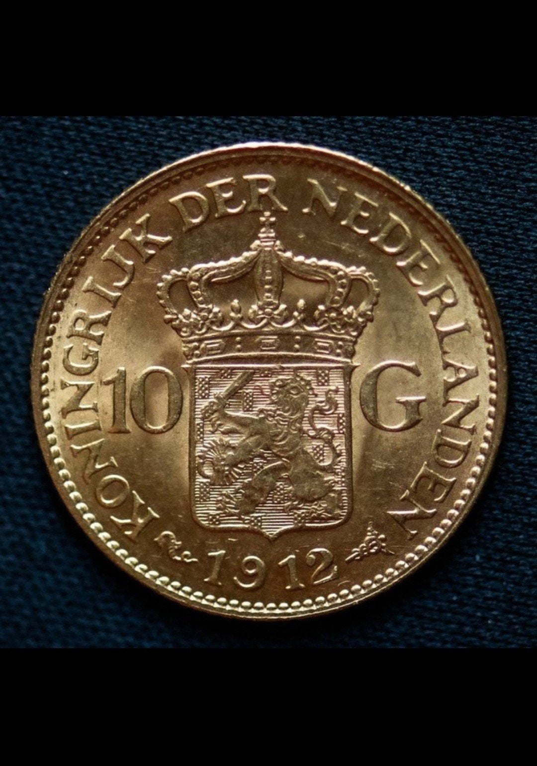 Gouden tientje 1912 Wilhelmina, Ophalen of Verzenden, Koningin Wilhelmina, 10 gulden