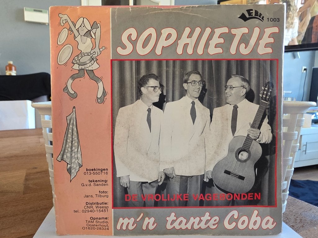 7" Single Vrolijke Vagebonden - Sophietje / M'n Tante Coba, Gebruikt, 7 inch, Ophalen of Verzenden, Overige typen