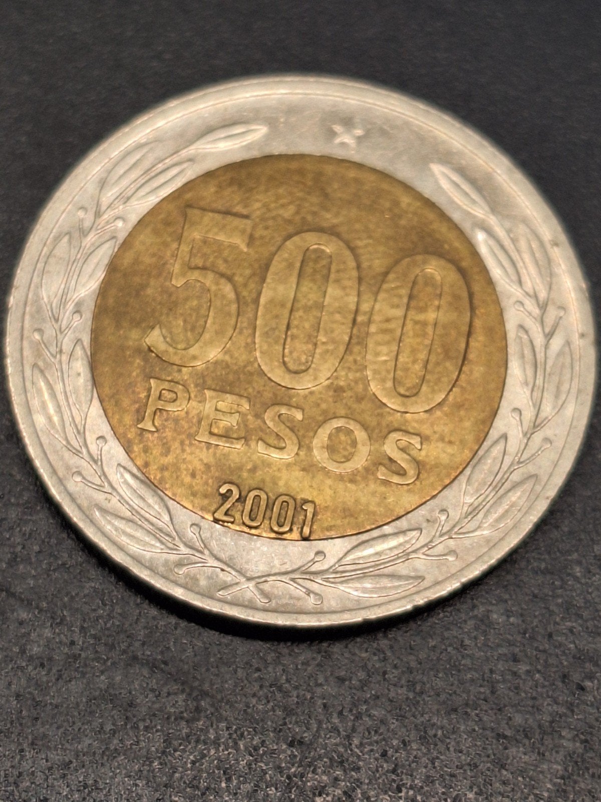 Chili 500 pesos 2001, Ophalen of Verzenden, Zuid-Amerika