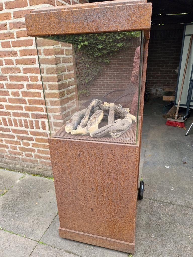 buitenhaard op gas merk FABER, Ophalen, Gebruikt, Gas, Vloer