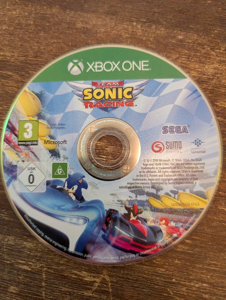 Team Sonic Racing – Xbox One, Gebruikt, Racen en Vliegen, Ophalen of Verzenden, 3 spelers of meer