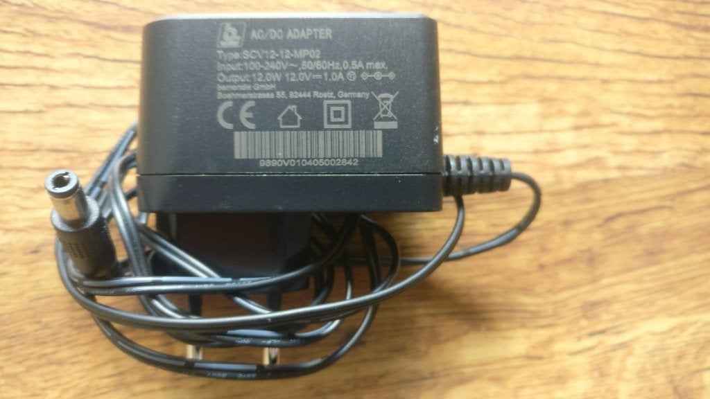 Bemodis AC/DC adapter 5cv12-12-mp02 12.0V DC 12.0W 1.0A, Ophalen of Verzenden, Gebruikt