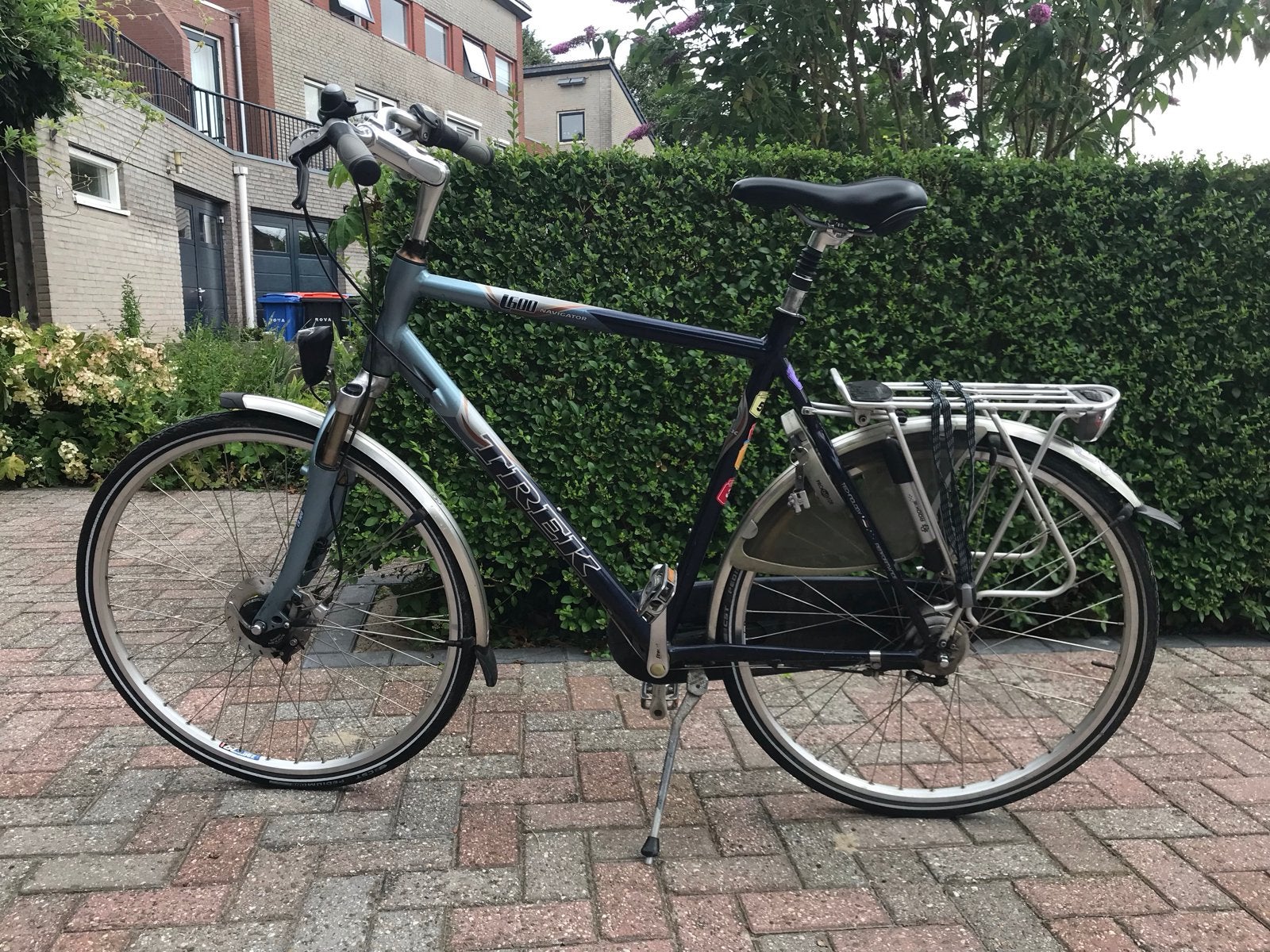 Trek T600 Navigator herenfiets - Goede Staat, Fietsen en Brommers, Gebruikt, Versnellingen, 57 tot 61 cm, Trommelrem