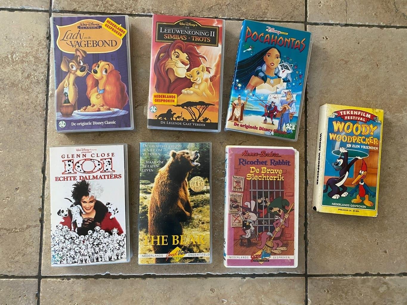 Diverse videobanden o.a. Disney, Alle leeftijden, Ophalen of Verzenden, Zo goed als nieuw