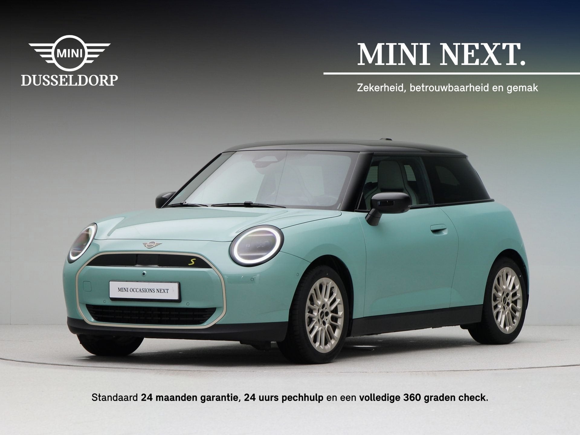 MINI Cooper SE Favoured Pakket XL Accu conditie 99%, Auto's, Gebruikt, Beige, Met garantie (alle), 4 stoelen