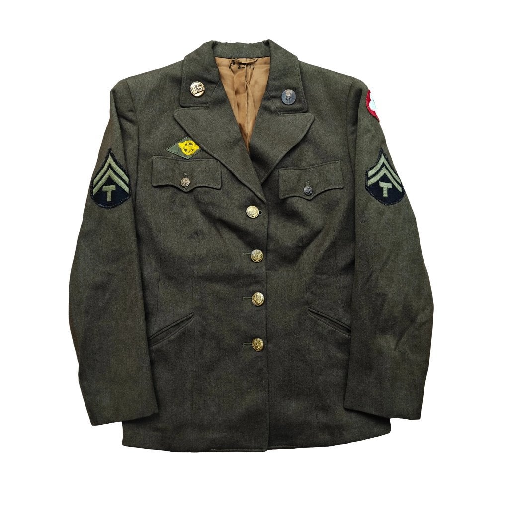 WWII US Women's Army Corps WAC Jacket, Ophalen of Verzenden, Amerika, Embleem of Badge