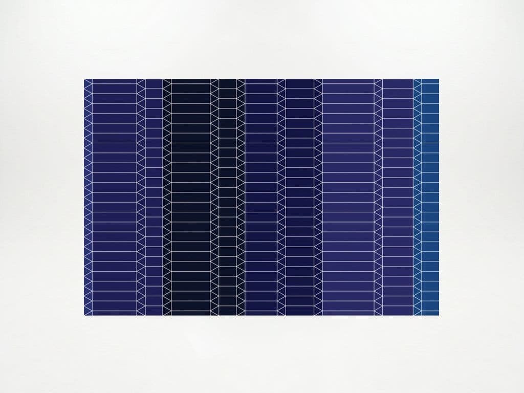 Moooi Carpets ZigZag blauw bij TheReSales, Ophalen, Blauw, Design, 200 cm of meer