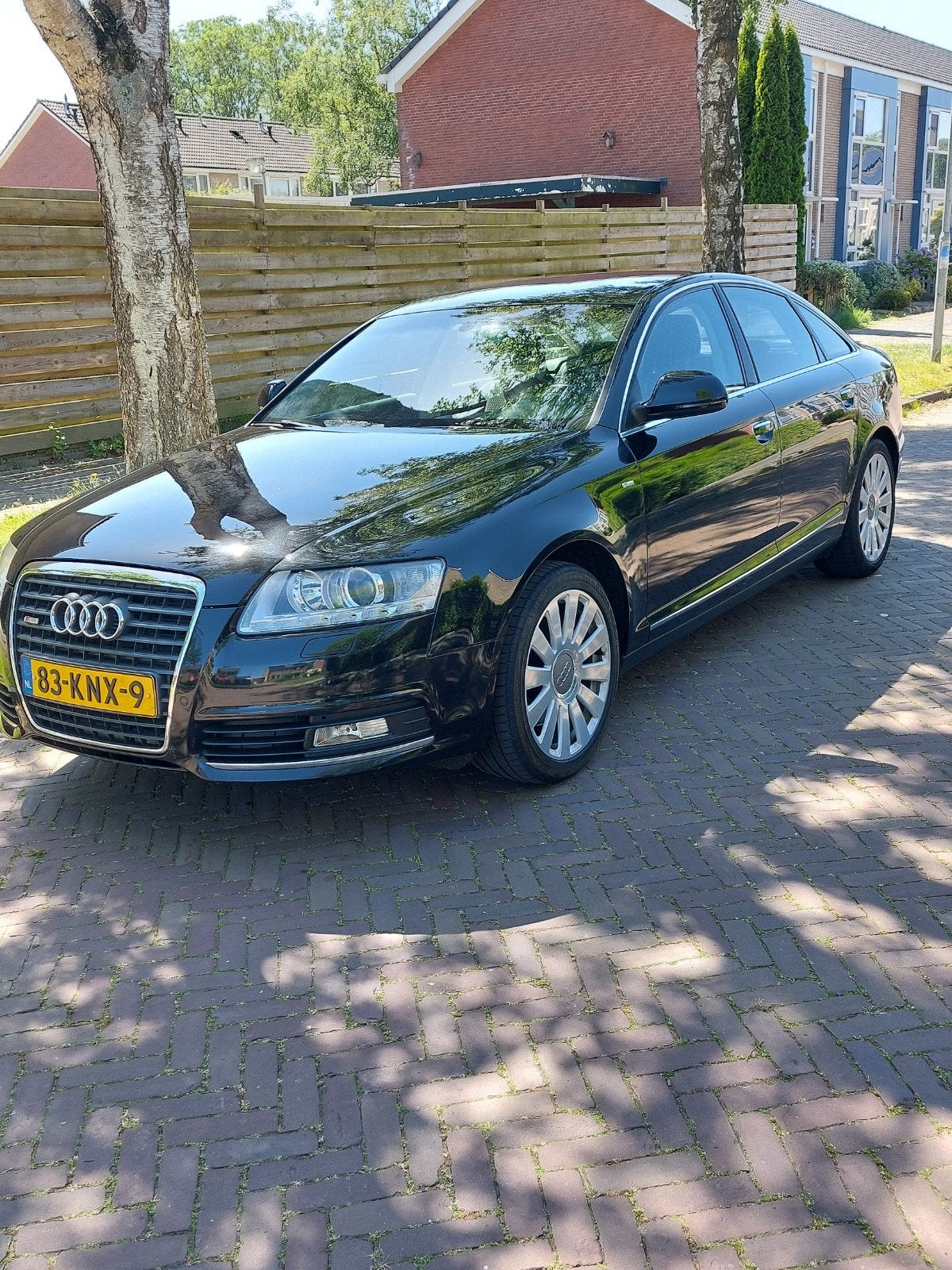 Audi A6 2.0 Tfsi 240 pk AUT 2010 Zwart, Auto's, Audi, 4 cilinders, 1984 cc, Zwart, Origineel Nederlands