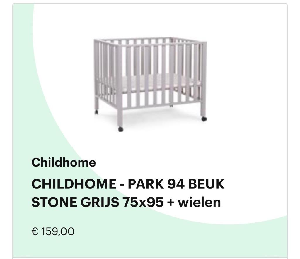 Box, Kinderen en Baby's, Boxen, Ophalen, Zo goed als nieuw, Rechthoekig, In hoogte verstelbaar