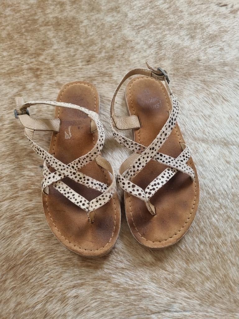 Vingino Meisjes Sandalen Maat 33 - Echt Leer Zomer, Gebruikt, Meisje, Schoenen, Ophalen of Verzenden