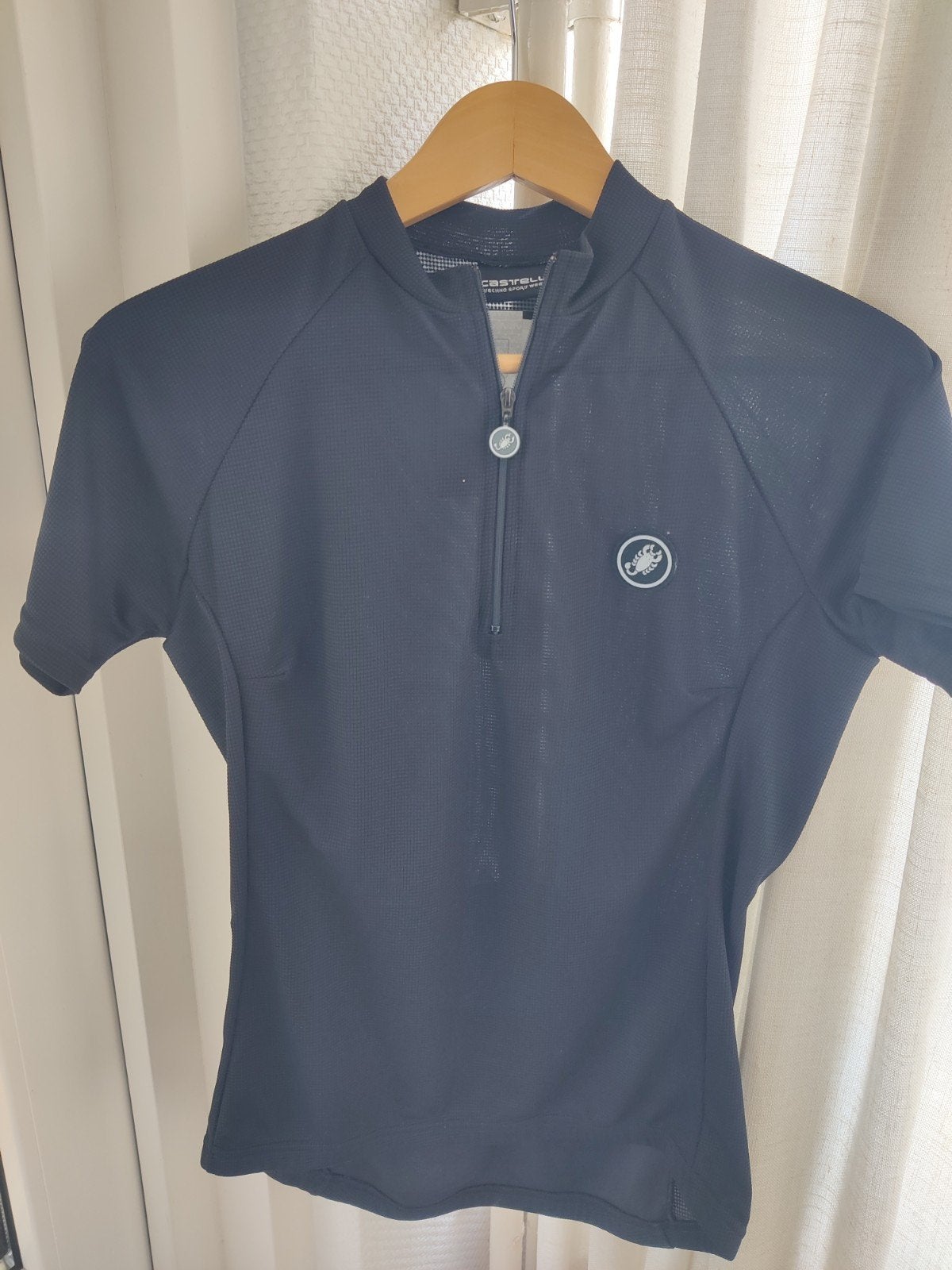 Castelli dames fietsshirt - Zwart maat M, Maat 38/40 (M), Zwart, Ophalen of Verzenden, Hardlopen of Fietsen