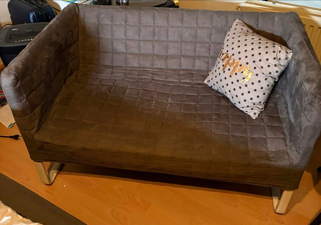 Compact bankje voor tiener/studentenkamer - Gebruikt, Gebruikt, Minder dan 75 cm, Tweepersoons, Ophalen of Verzenden