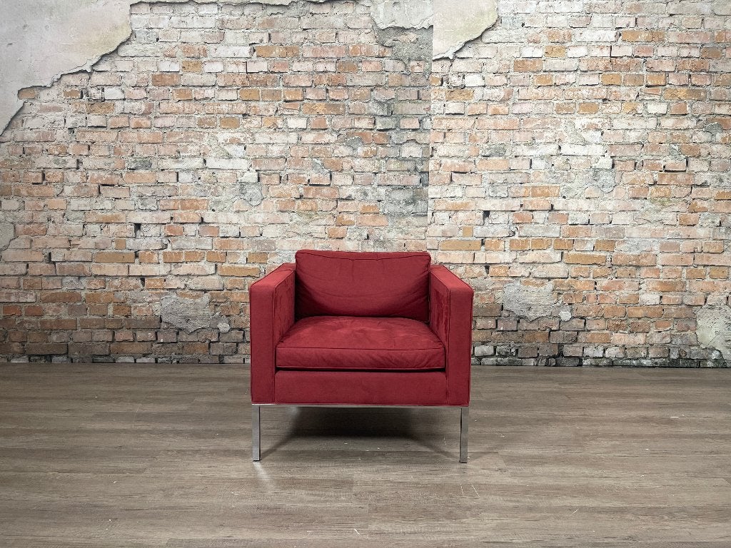 Artifort F905 – Rood Stof | Geoffrey Harcourt, Ophalen, Design, 75 tot 100 cm, Zo goed als nieuw