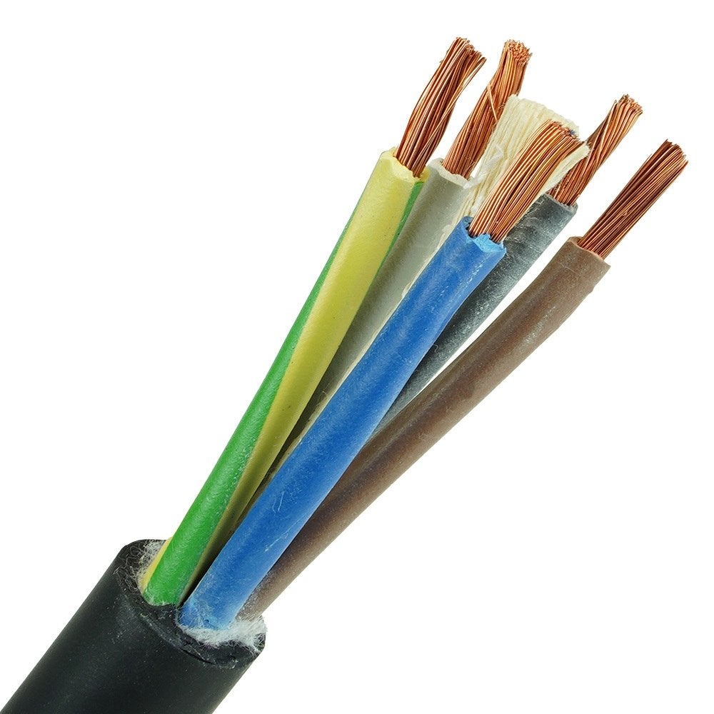 Neopreen kabel H07RN-F 5x4mm² 50 meter, Ophalen of Verzenden, Nieuw, Overige merken, Kabel of Snoer