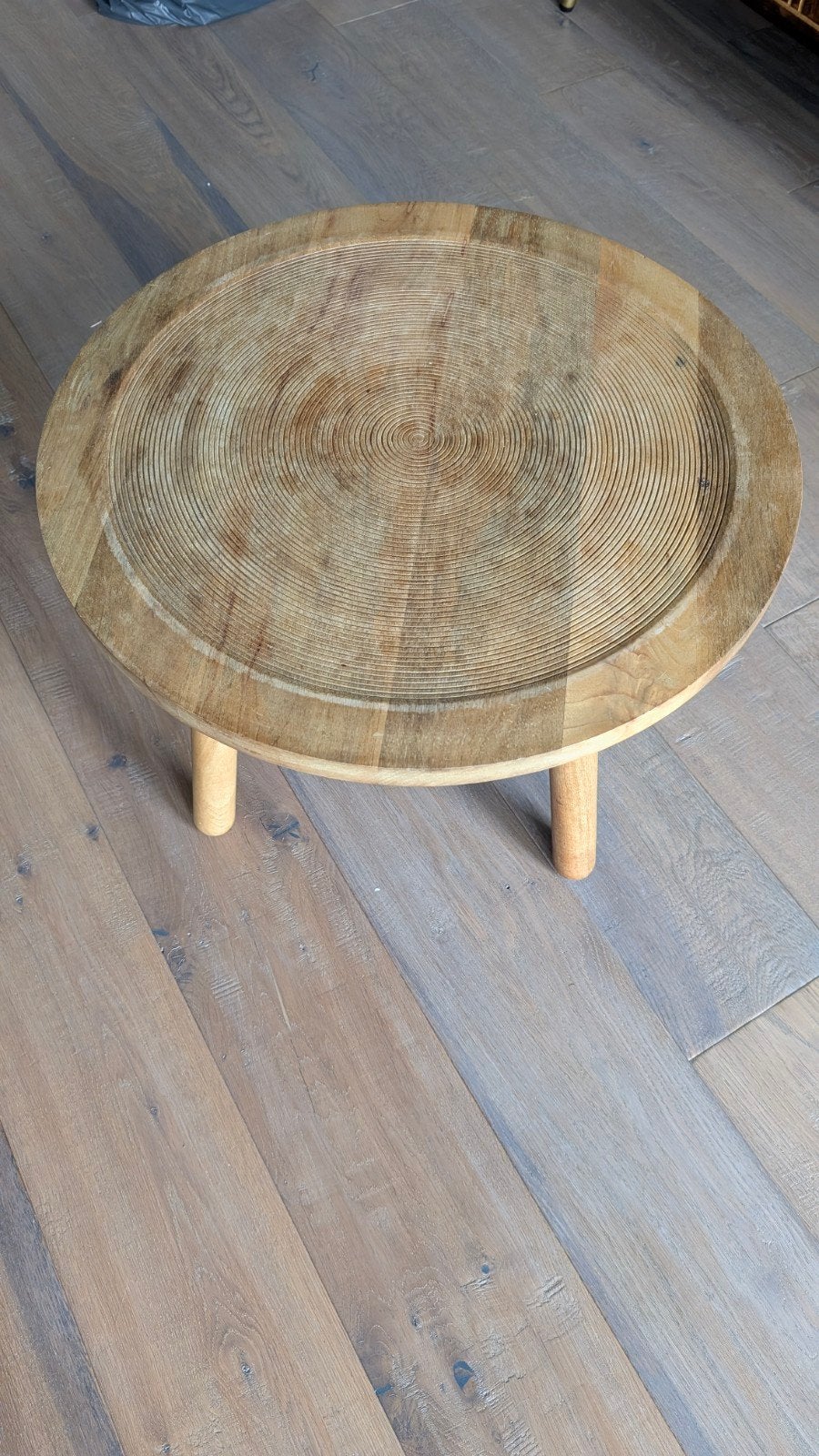 Zuiver Dendron bijzettafel 60 cm, Gebruikt, Rond, 55 tot 75 cm, Ophalen