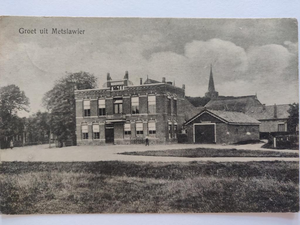 X2257 Metslawier 1919 naar Vijfhuizen Frankering, Ophalen of Verzenden, Voor 1920, Noord-Holland