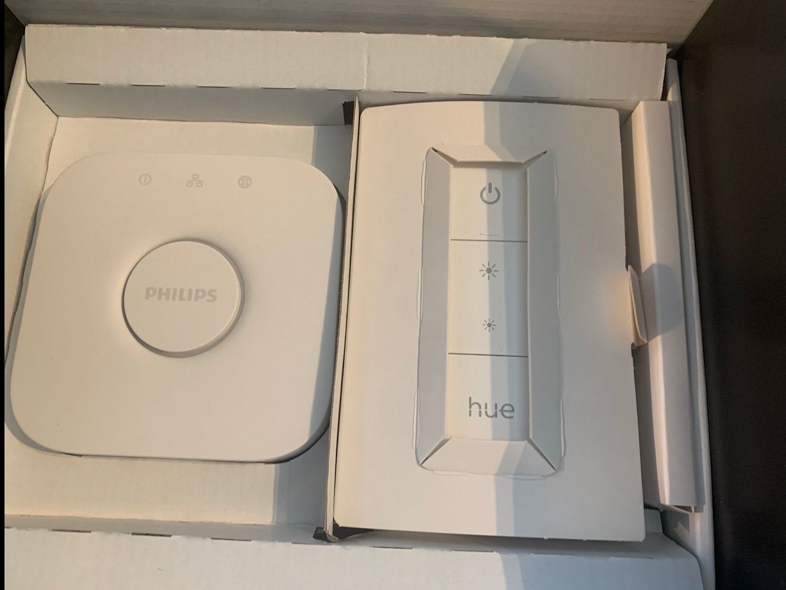 ✅ Philips Hue Bridge en Dimmer Switch | Nieuw, Ophalen of Verzenden, Nieuw, E27 (groot), Overige typen