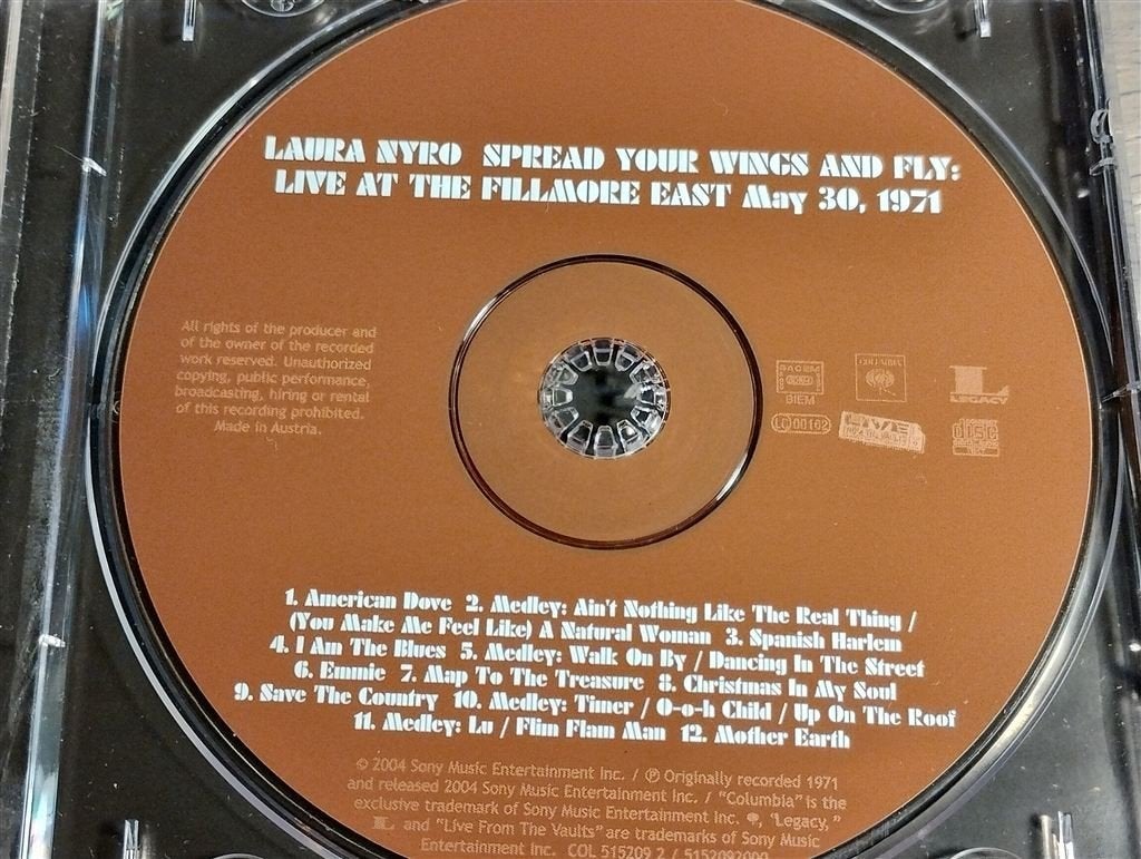 Laura Nyro - Spread Your Wings And Fly [Live At The Fillmore, Ophalen of Verzenden, Zo goed als nieuw