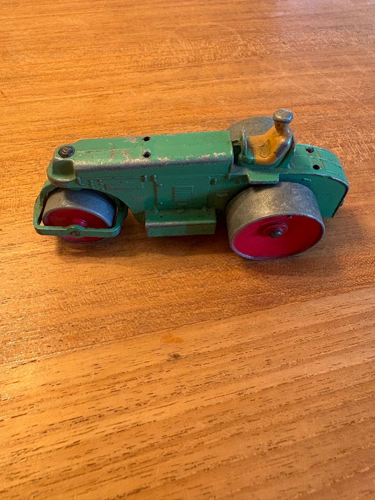 Dinky Toys No. 25A Road Roller - Jaren '50 - Met bestuurder, Ophalen of Verzenden, Gebruikt