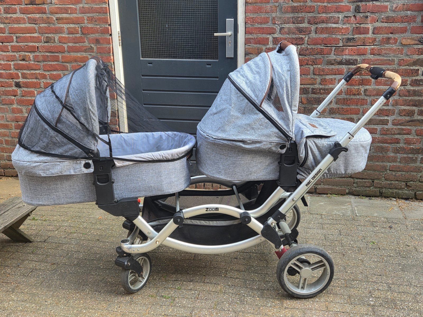 Duokinderwagen ABC design Zoom, Kinderen en Baby's, Tweelingen en Meerlingen, Ophalen, Kinderwagen of Buggy