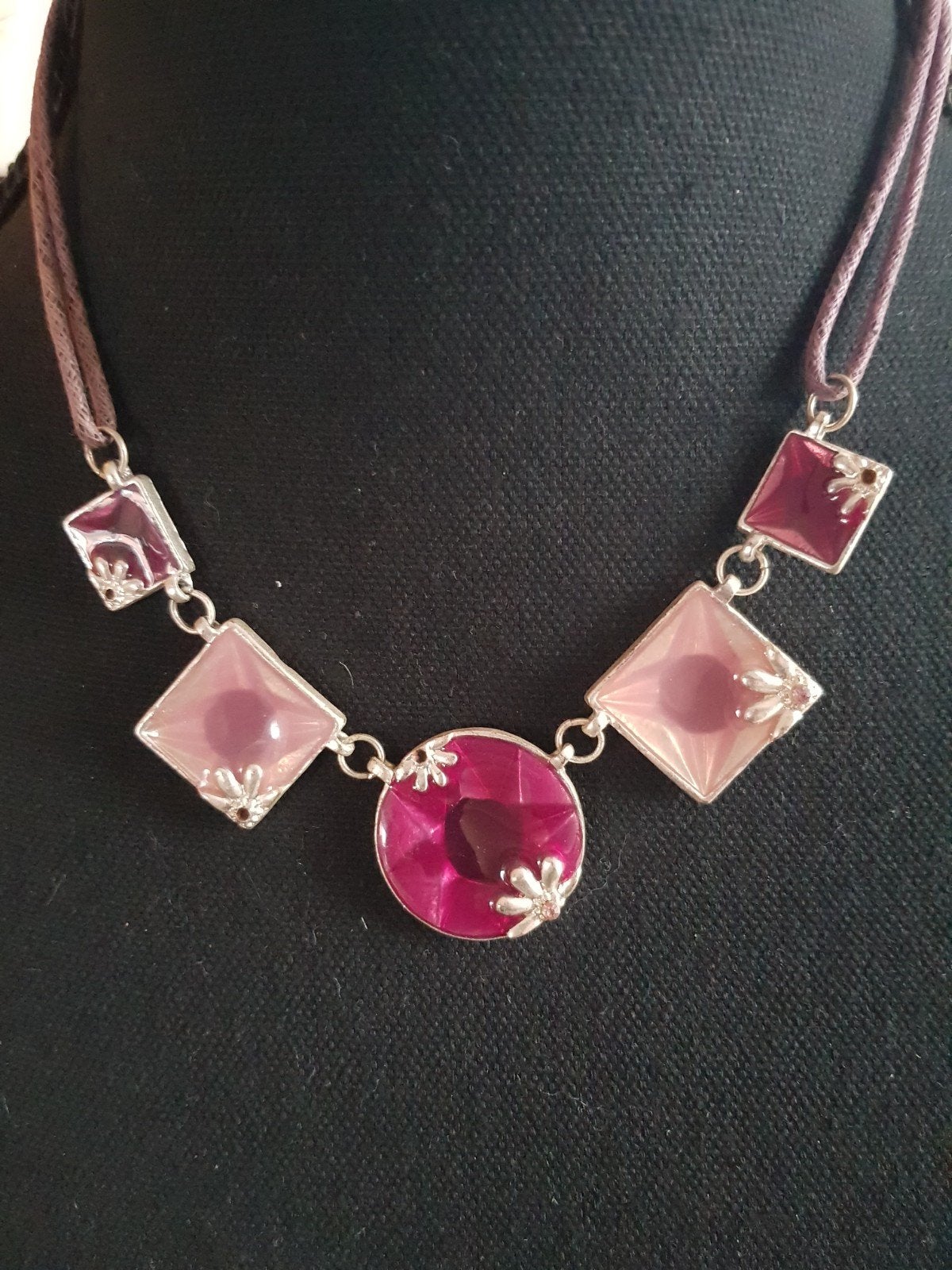 Ketting, Sieraden, Tassen en Uiterlijk, Kettingen, Ophalen of Verzenden, Roze