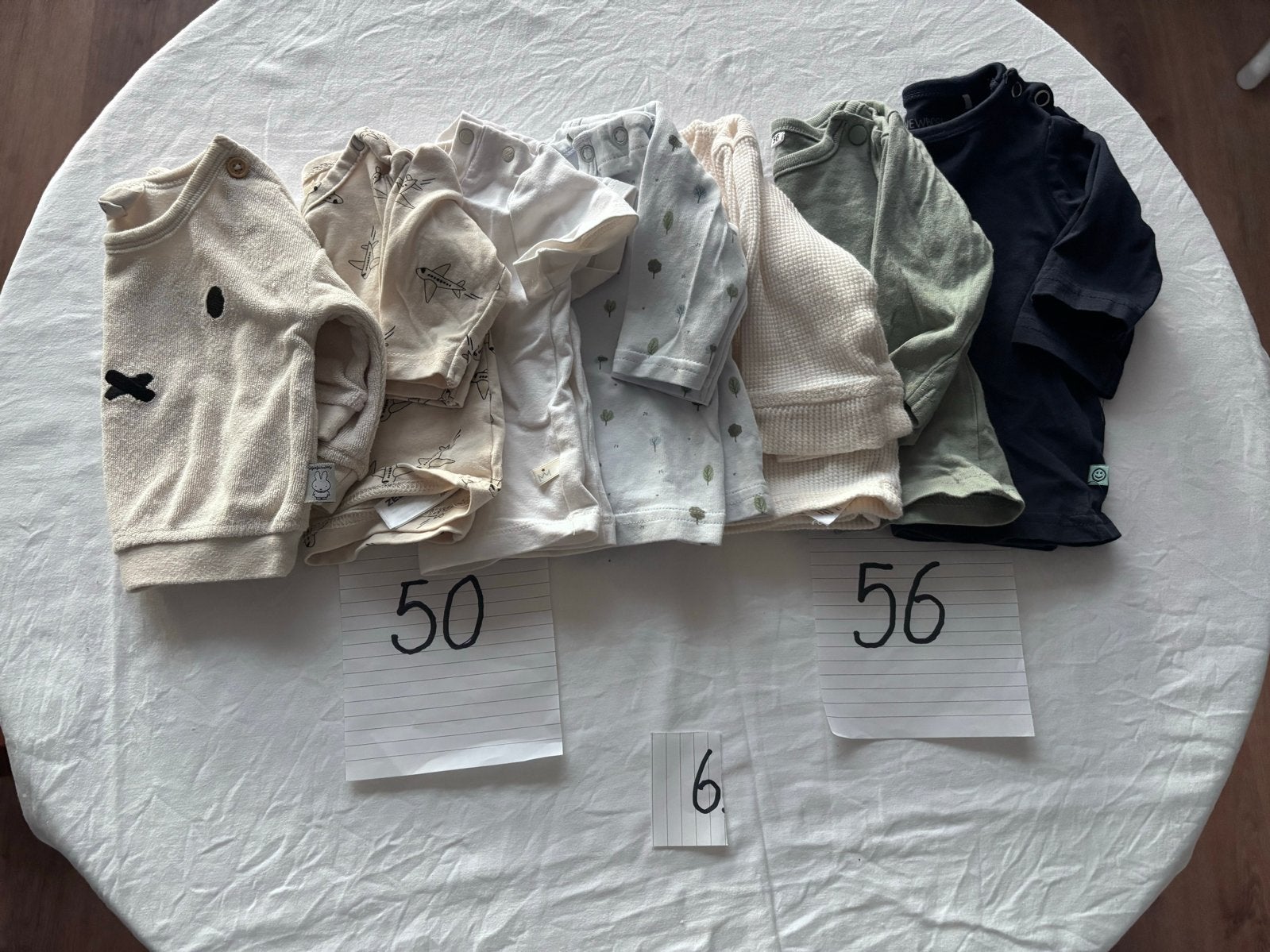 T-shirts “8stuks” ( maar 50, 56), Ophalen of Verzenden, Gebruikt, Jongetje, Shirtje of Longsleeve