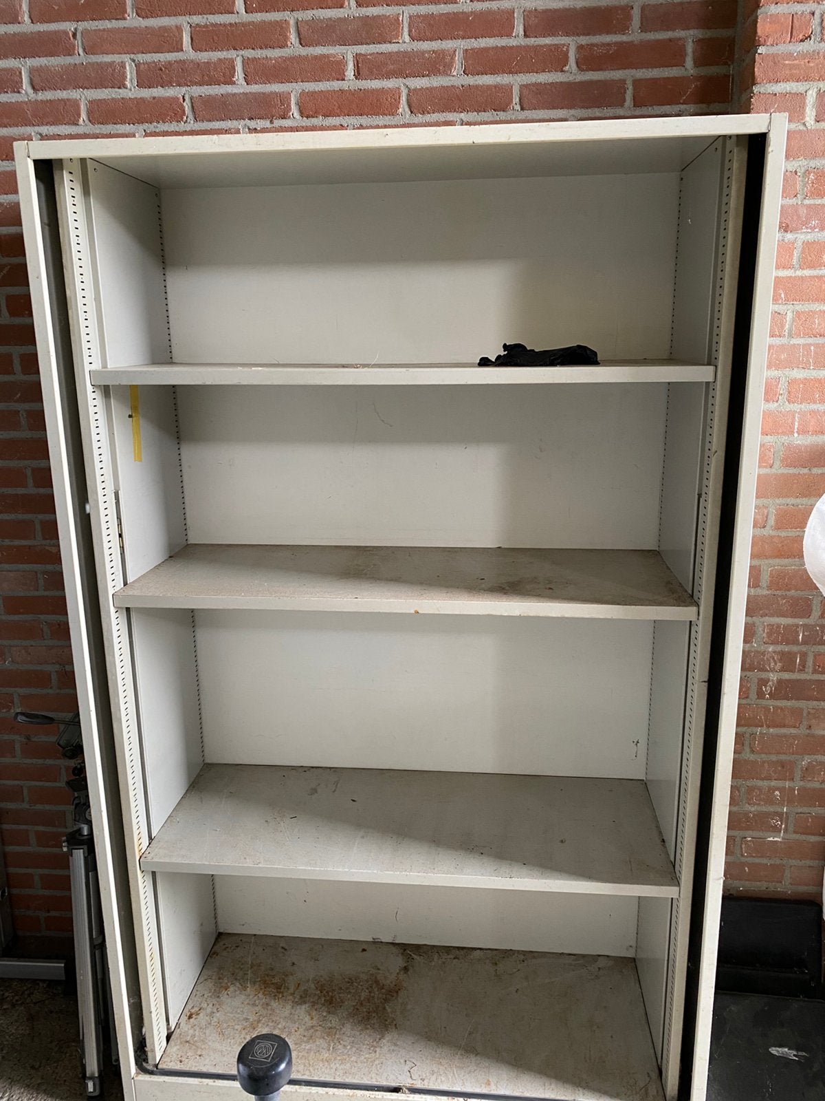 Gebruikte archiefkast t.b.v. werkplaats of garage., Ophalen, Gebruikt, 100 tot 150 cm, Metaal