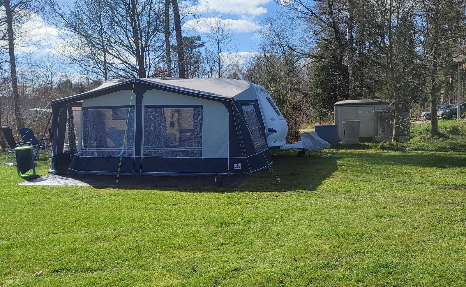 Hobby excellent easy 495 uit 2004, Rondzit, Hobby, Frans bed, Luifel