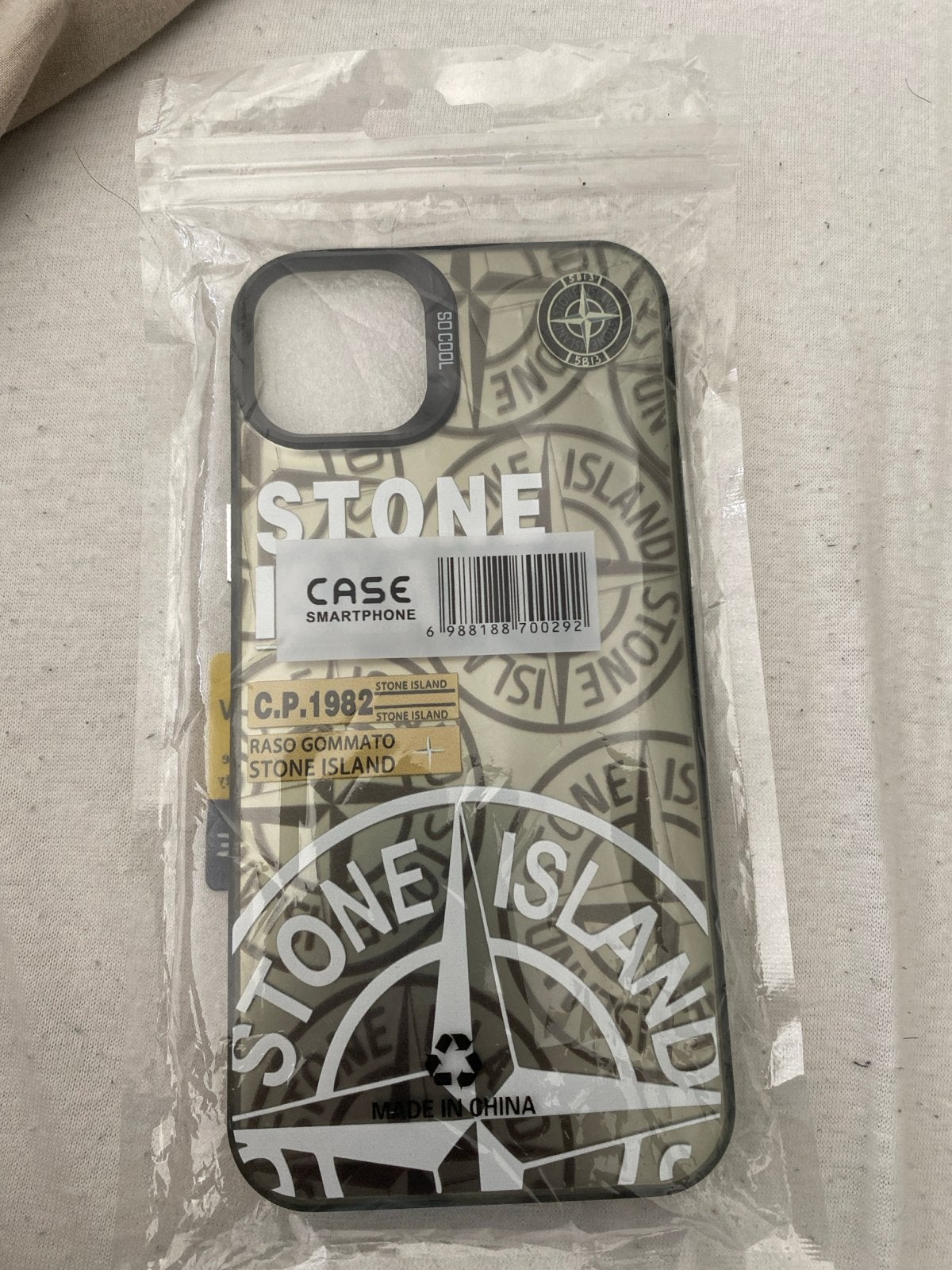 Nieuw Stone Island hoesje voor iPhone 15 Plus, Telecommunicatie, Nieuw, Hoesje of Tasje, Ophalen of Verzenden, Stone Island