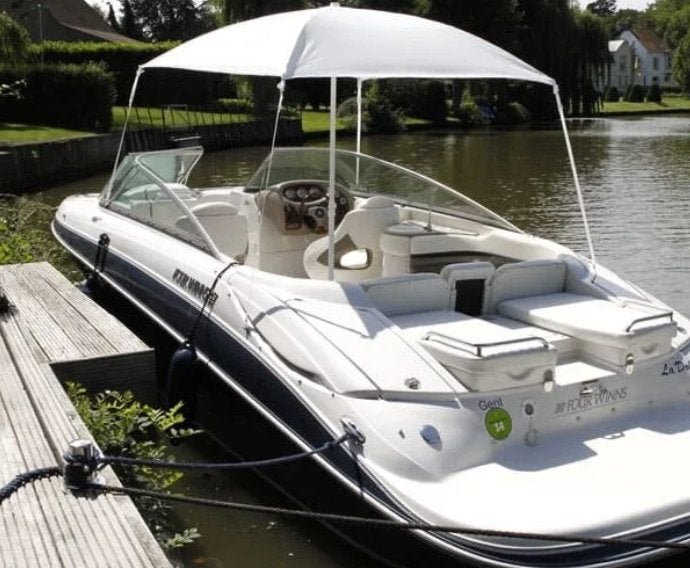 Bimini parasol voor boot en sloep - Nieuwstaat -Ongebruikt!, Ophalen of Verzenden, Nieuw, Overige typen