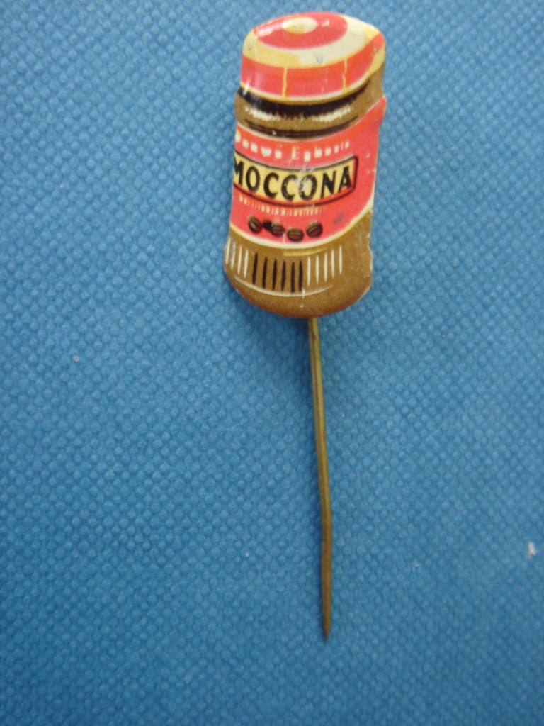Speld Douwe Egberts Moccona, Verzamelen, Speldjes, Pins en Buttons, Ophalen of Verzenden, Gebruikt, Merk, Speldje of Pin